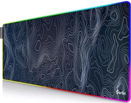 Mouse Pad Gamer RGB Gerlos Grande 80 x 30 cm com LED Mouse Pad Gamer RGB Gerlos Grande 80 x 30 cm com LED
