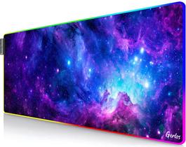Mouse Pad Gamer RGB Gerlos Grande 80 x 30 cm com LED