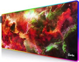 Mouse pad gamer RGB Gerlos grande 80 x 30 cm resistente à água Mouse pad gamer RGB Gerlos grande 80 x 30 cm resistente à água