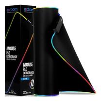 Mouse Pad Gamer RGB LED 80x30cm Speed Profissional Exbom Antiderrapante Mouse Pad Gamer RGB LED 80x30cm Speed Profissional Exbom Antiderrapante