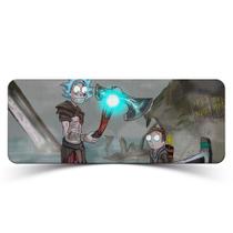 Mouse Pad Gamer Rick and Morty God of War