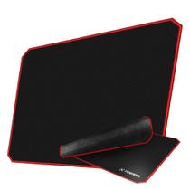 Mouse Pad Gamer Speed Borda Costurada Vermelha 320X240mm P/ Mouse Fps Razer Redragon Alta Precisão Base Emborrachada de Microfibra