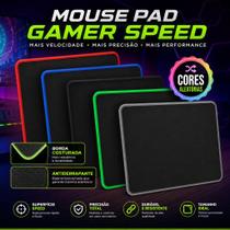 Mouse Pad Gamer Speed Grande Premium Borda Costurada Antiderrapante Alta Precisão Extra Grande Para Teclado e Mouse