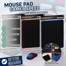 Mouse Pad Gamer Speed Grande Premium Borda Costurada Antiderrapante Alta Precisão Extra Grande Para Teclado e Mouse Mouse Pad Gamer Speed Grande Premium Borda Costurada Antiderrapante Alta Precisão Extra Grande Para Teclado e Mouse