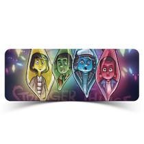 Mouse Pad Gamer Stranger Things Galera Lâmpada Mouse Pad Gamer Stranger Things Galera Lâmpada