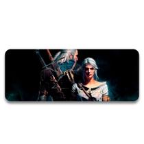 Mouse Pad Gamer The Witcher Geralt e Ciri