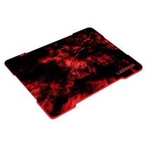 Mouse Pad Gamer Warrior Multilaser AC286 Vermelho Base de Borracha Revestido com Tecido