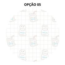 Mouse Pad Gatos Fofos Redondo 19cm Borracha Antiderrapante