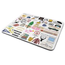Mouse Pad Geek Icons Moments White - Gilmore Girls