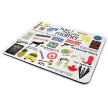 Mouse Pad Geek Icons Moments White - How i met your mother