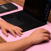 Mouse Pad Grande 30x60cm PVC Antiderrapante Deskpad Gamer Cor:Rosa