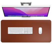 Mouse Pad Grande 90x40 Couro Preto Antiderrapante Deskpad Ergonômico Para Mesa Office Alta Qualidade Mouse Pad Grande 90x40 Couro Preto Antiderrapante Deskpad Ergonômico Para Mesa Office Alta Qualidade
