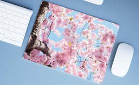 Mouse Pad Grande, Flor de Cerejeira Mouse Pad Grande, Flor de Cerejeira
