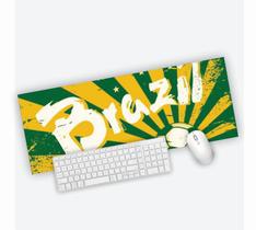 Mouse Pad Grande Gamer Brasil Brasil Brasil - Criative Gifts