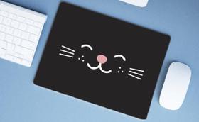 Mouse Pad Grande, Gato Preto Mouse Pad Grande, Gato Preto