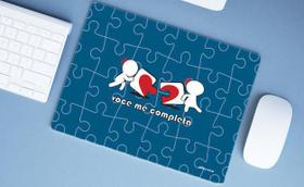Mouse Pad Grande Namorados Você me completa Mouse Pad Grande Namorados Você me completa