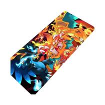 Mouse Pad Grande XXL Charizard Para Jogos, Acessórios Para Gamers Com Borda Reforçada