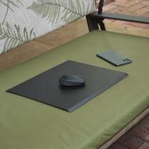 Mouse Pad Hard - Rígido Cama - Sofá Alumínio 30x35 Cm -Preto