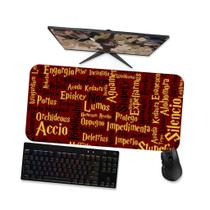 Mouse pad Harry potter Feitiços 1 - Mousepad Gamer 90x40 80x40 60x40 70x30