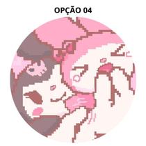 Mouse Pad Hello Kitty Redondo 19cm Borracha Antiderrapante