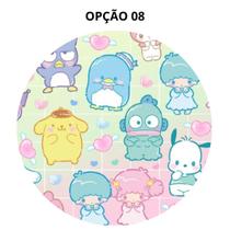 Mouse Pad Hello Kitty Redondo 19cm Borracha Antiderrapante