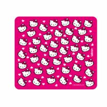 Mouse Pad Hello Kitty Temático Antiderrapante Para Trabalho Estudo 20x18cm Estampas Diversas