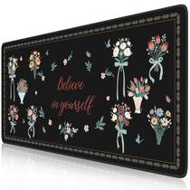 Mouse Pad iCasso Floral Large 40x90 cm Tapete antiderrapante Mouse Pad iCasso Floral Large 40x90 cm Tapete antiderrapante