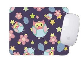 Mouse Pad Infantil Escolar Corujas