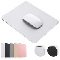 Mouse Pad JEDIA Silver Hard Metal Alumínio Impermeável Pequeno Mouse Pad JEDIA Silver Hard Metal Alumínio Impermeável Pequeno
