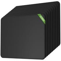 Mouse pad KTRIO, 10 peças, preto, 11 x 8,5 polegadas com bordas costuradas Mouse pad KTRIO, 10 peças, preto, 11 x 8,5 polegadas com bordas costuradas