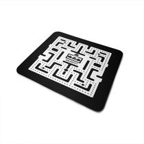 Mouse Pad Labirinto Pacman Monocromatico - Malucos Por Personalizado