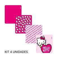 Mouse Pad Letron Slim Hello Kitty Kit 4 Unidades
