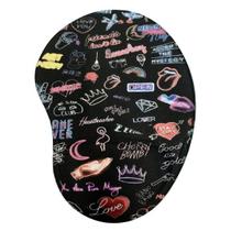 Mouse Pad Life Lifestyle com apoio para o pulso Mouse Pad Life Lifestyle com apoio para o pulso