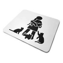 Mouse Pad Mãe De Gatos