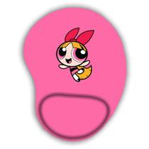 Mouse pad meninas super poderosas com apoio para o pulso