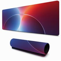 Mouse Pad Mesa Gamer Estampa Azul Vermelha Arte Abstrata para Home Office Mouse Pad Mesa Gamer Estampa Azul Vermelha Arte Abstrata para Home Office