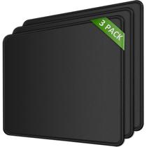 Mouse Pad MROCO 30% maior Pacote com 3 unidades, 8,5 x 11 polegadas, impermeável, preto
