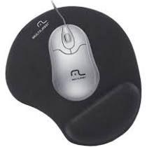 Mouse Pad Multilaser Gel Preto - AC024 Mouse Pad Multilaser Gel Preto - AC024