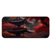 Mouse Pad Neoprene 3mm 70x30cm Templo Japonês