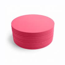 Mouse Pad Office de EVA Circular 20cm Seller - Kit com 12 -