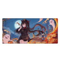 Mouse pad para jogos Anime Genshins Impacts Hutao 80x30cm
