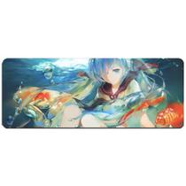 Mouse pad para jogos Anime Hatsune Miku Large 80x30cm de borracha
