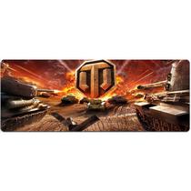 Mouse pad para jogos Anime Worlds Of Tanks 80x30cm Rubber