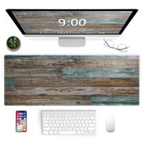 Mouse Pad para jogos Galdas Vintage Wood Grain XXL 80x30cm