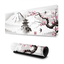 Mouse Pad para jogos XL YISHOW Japanese Cherry Blossom White Mouse Pad para jogos XL YISHOW Japanese Cherry Blossom White