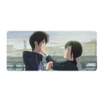 Mouse Pad para jogos Your Names Anime 80x30cm Tapete de mesa de borracha