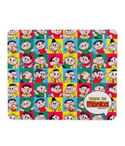 Mouse Pad Personagens 18x21.5cm Turma Da Mônica Cascão Mônica Magali Cabolinha