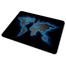 Mouse Pad Personalizado Emborrachado Antiderrapante 20x24cm Mapa Mundi