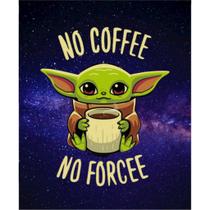 Mouse Pad Plano Geek Nerd Emborrachado 18x21Cm Baby ioda 01