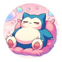 Mouse Pad Pokémon Redondo 19cm Borracha Antiderrapante